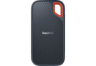 SANDISK EXTREME PORTABLE 1TB - Festplatte (SSD, 1 TB, Grau/Rot)