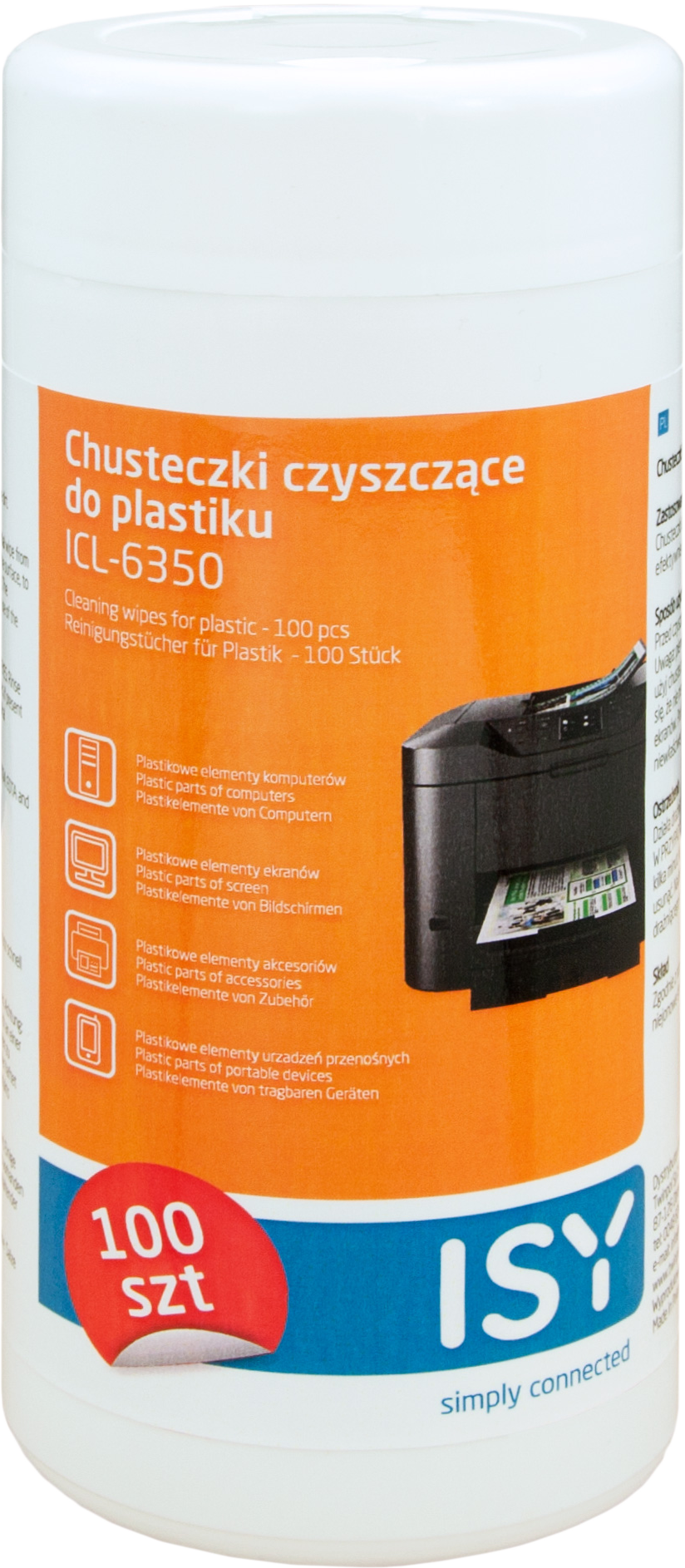 ISY ICL6350 Műanyag tisztító kendő