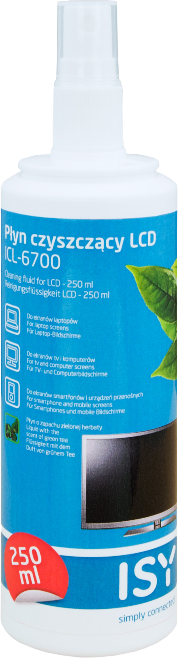 ISY ICL6700 Kijelző tisztító, 250 ml