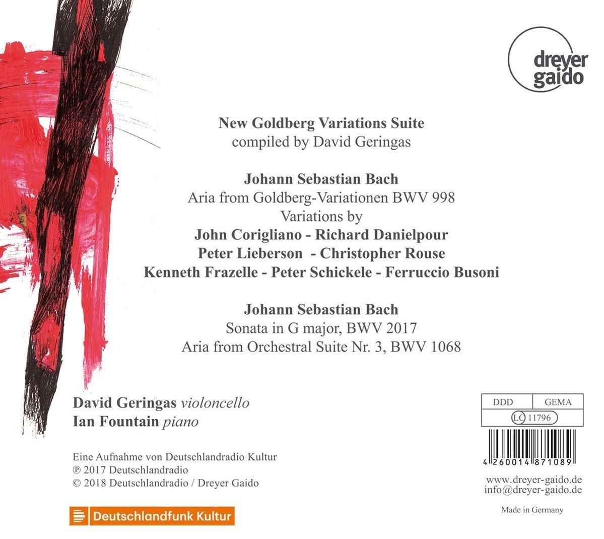 David Geringas, Ian Fountain - New Goldberg Variations  - (CD)