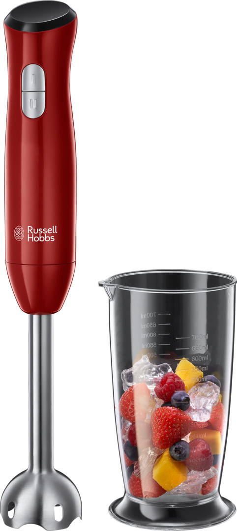 RUSSELL HOBBS 24690-56 Desire Watt, Liter) Stabmixer (500 0.7 Rot/Schwarz