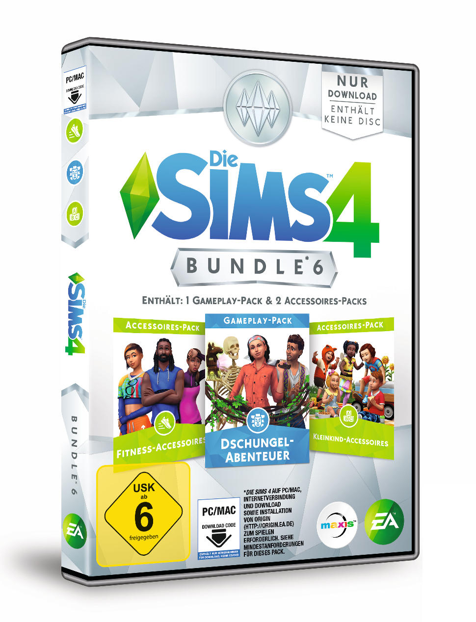 Die Sims 4 Bundle Pack 6 (Code in a box) | [PC] | SATURN