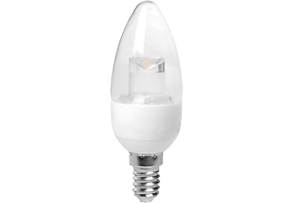 ISY ILE2100 LED gyertya 4W, E14, 250 lm, átlátszó