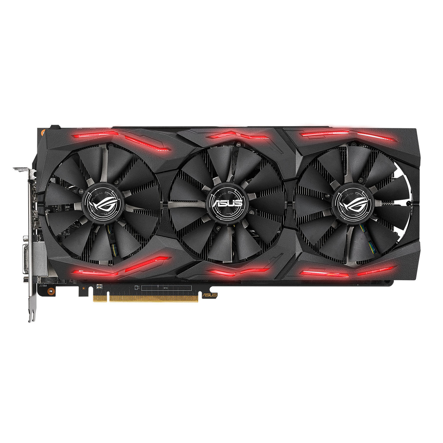 ASUS Radeon™ RX Vega 64 ROG Strix OC 8GB (90YV0B00-M0NM00) (AMD, Grafikkarte)