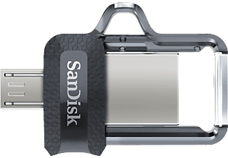 SANDISK ULTRA USB3 DUAL 256GB - Dual USB-Laufwerk  (256 GB, Transparent)