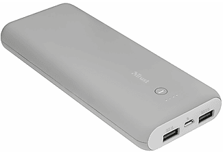 TRUST URBAN Primo 22267 20.000mAh Slim Taşınabilir Şarj Cihazı Gri