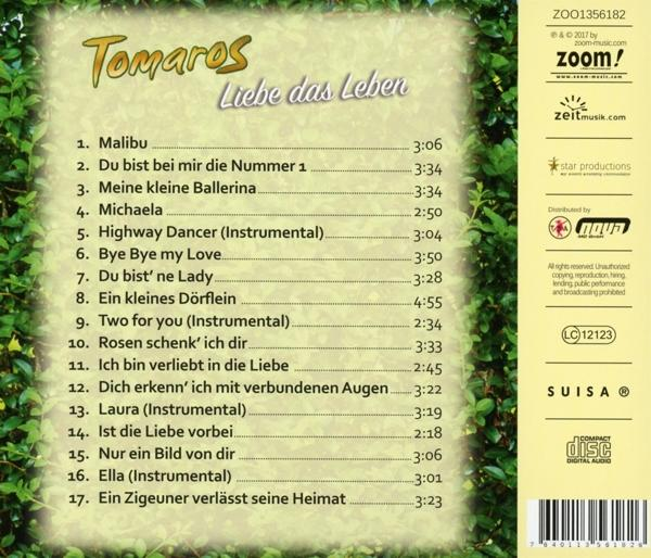 Tomaros - Liebe Das Leben  - (CD)