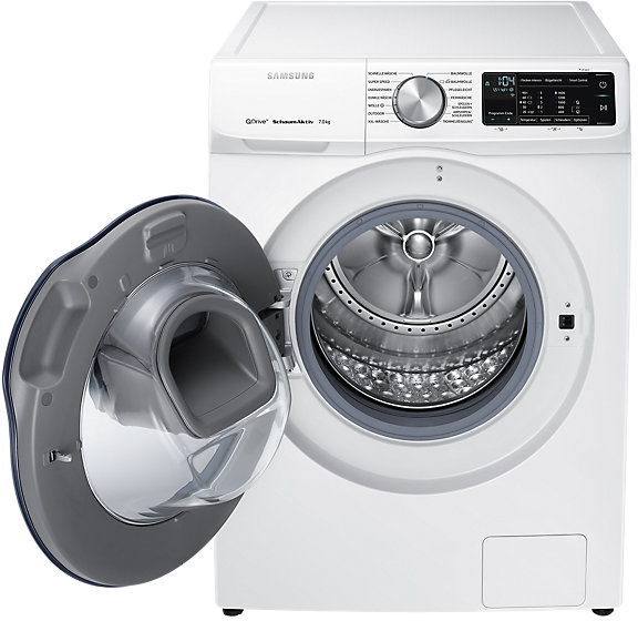 SAMSUNG Waschmaschine WW7AM642OPW/EG mit 7 kg, QuickDrive und 1400 U/Min in Weiß Waschmaschine Frontlader (7 kg, Frontlader)