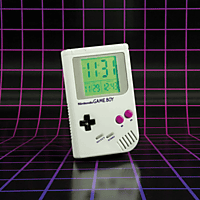 PALADONE PRODUCTS Game Boy mit LED Anzeige Wecker, Grau
