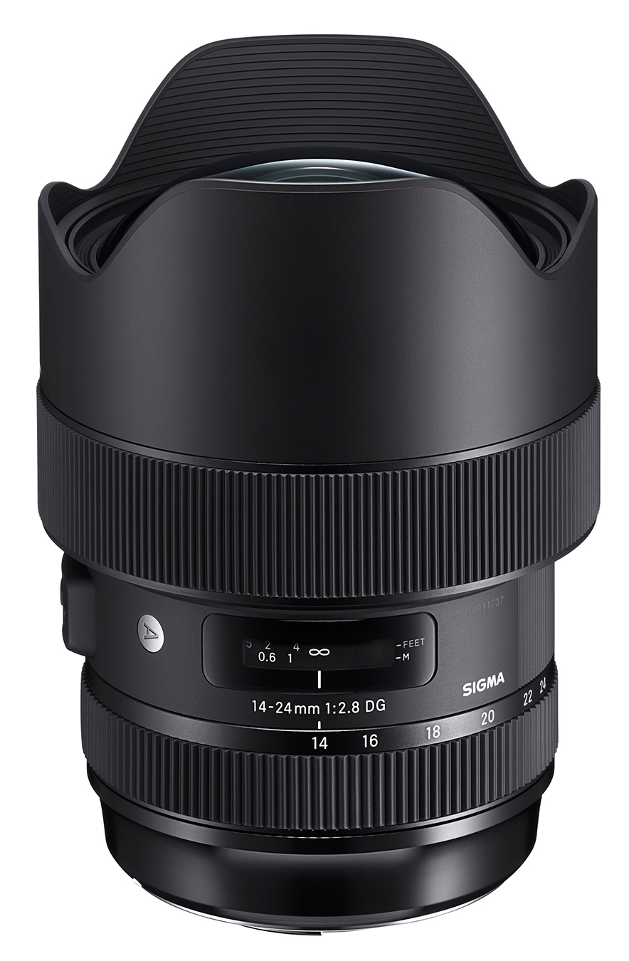 SIGMA 212954 14 mm - 24 mm f/2.8 DG, HSM (Objektiv für Canon EF-Mount, Schwarz)