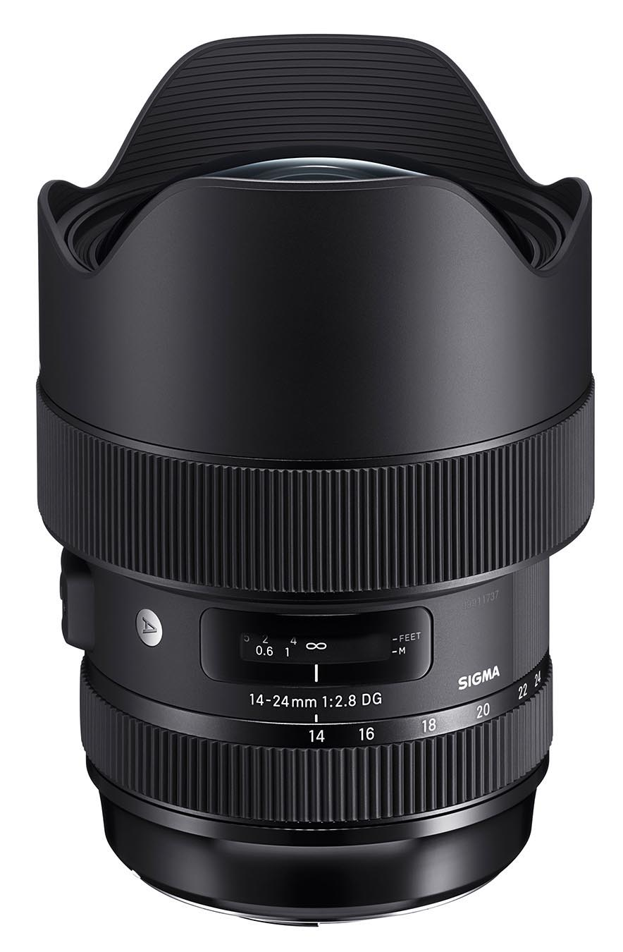 SIGMA 212955 14 mm - 24 mm f/2.8 DG, HSM (Objektiv für Nikon F-Mount, Schwarz)