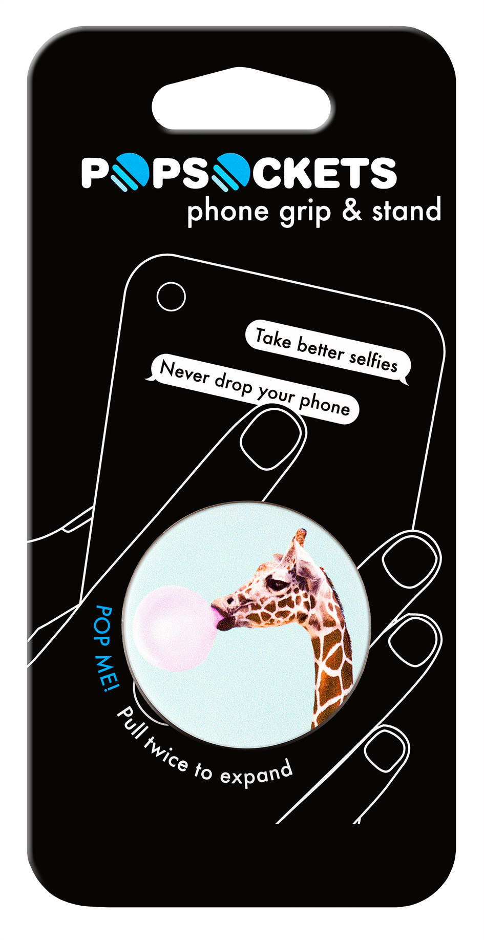 POPSOCKET BUBBLE GUM GIRAFFE Phone Grip & Stand, Mehrfarbig