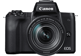 CANON Canon EOS M50 + EF-M 18-150mm f/3.5-6.3 IS STM - Fotocamera mirrorless (DSLM) - 24.1 MP - Nero - Fotocamera Nero