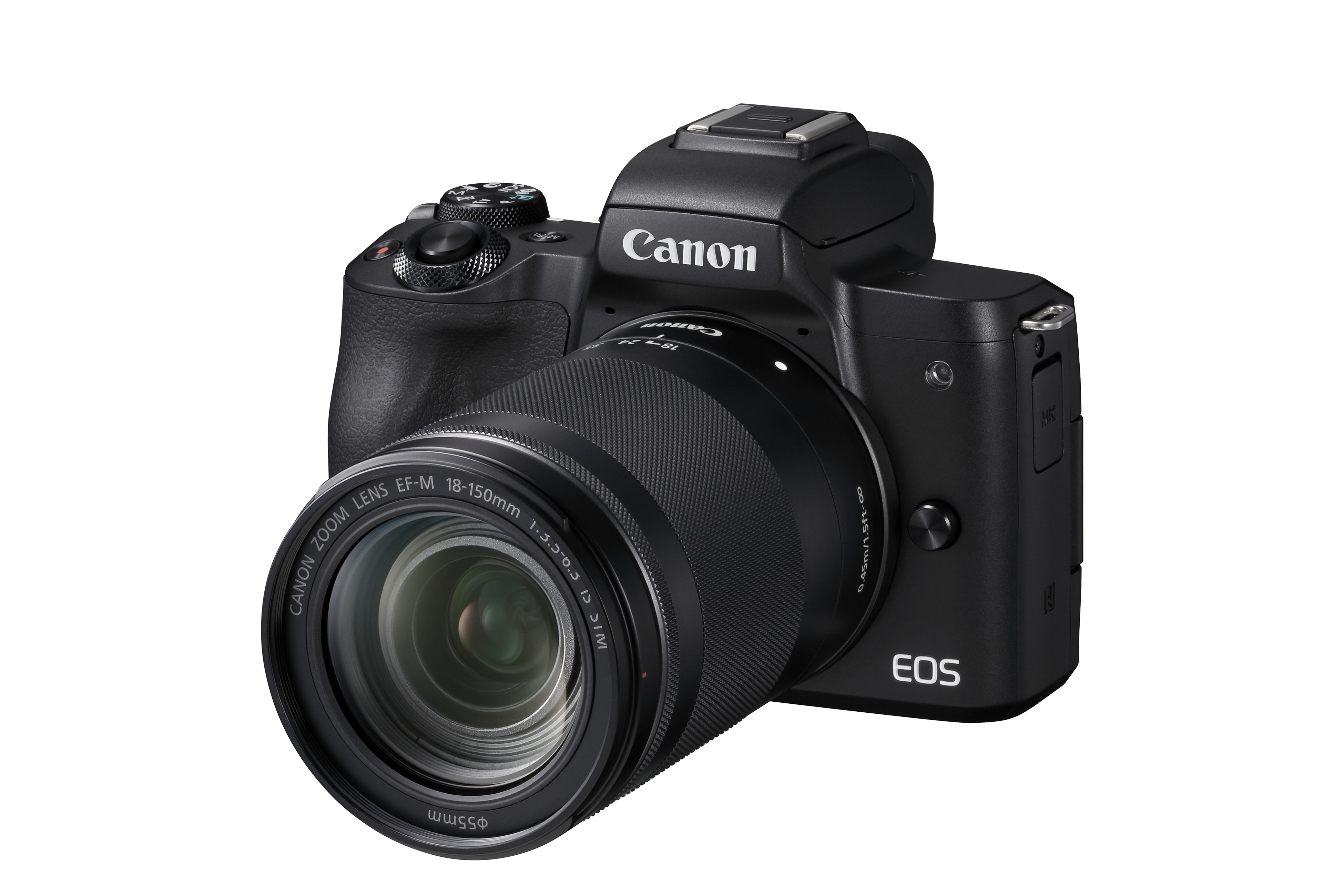 CANON EOS M50 Kit Systemkamera mit Objektiv 18-150 mm, 7,5 cm Display Touchscreen, WLAN