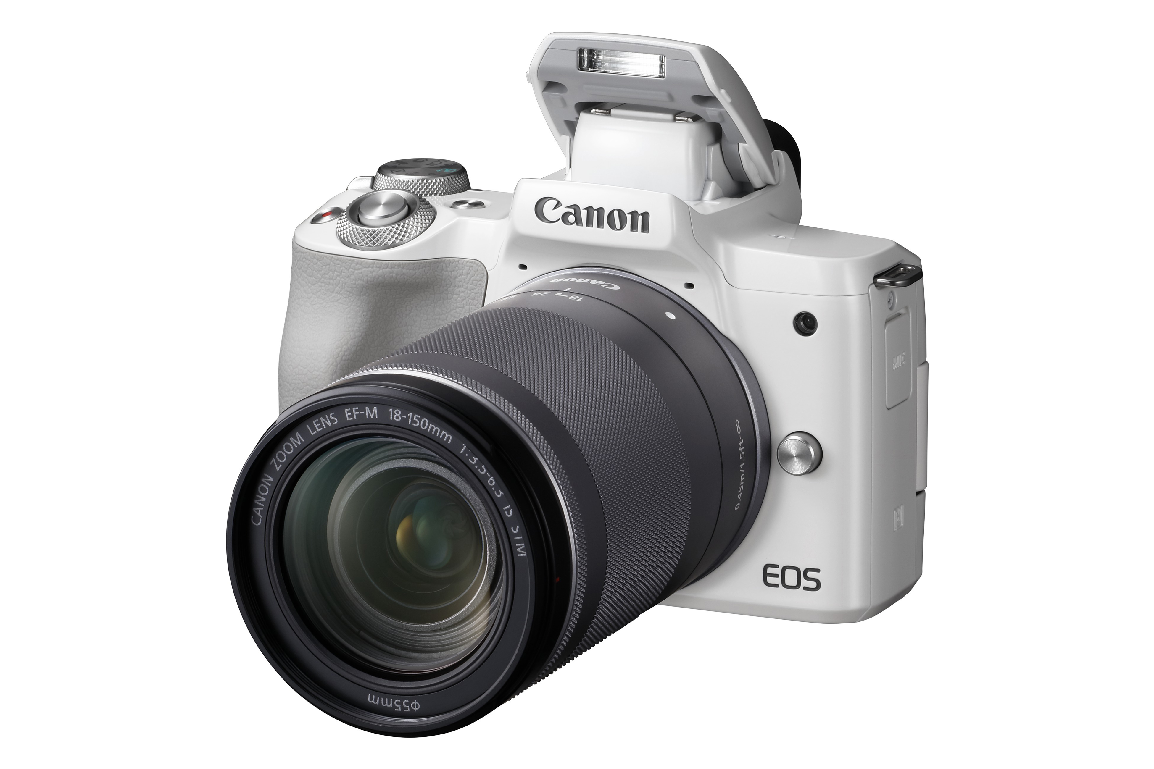 CANON EOS M50 Kit Systemkamera mit Objektiv 18-150 mm, 7,5 cm Display Touchscreen, WLAN
