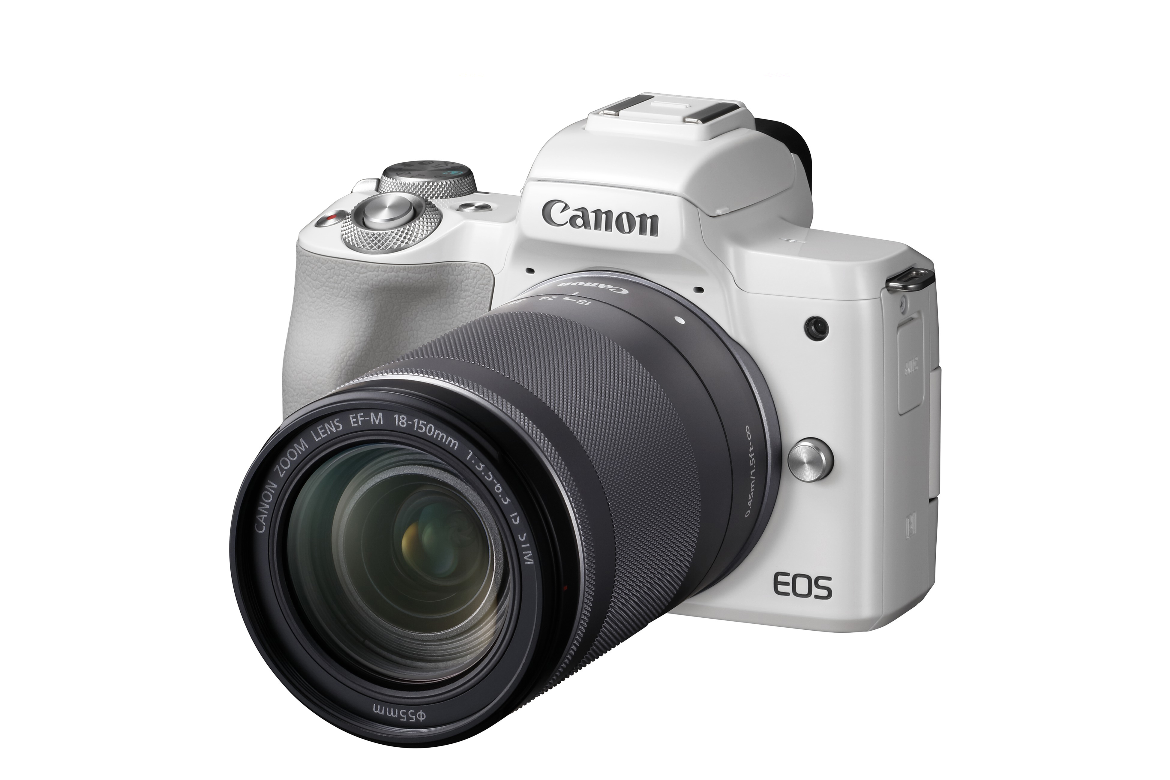 CANON EOS M50 Kit Systemkamera mit Objektiv 18-150 mm, 7,5 cm Display Touchscreen, WLAN