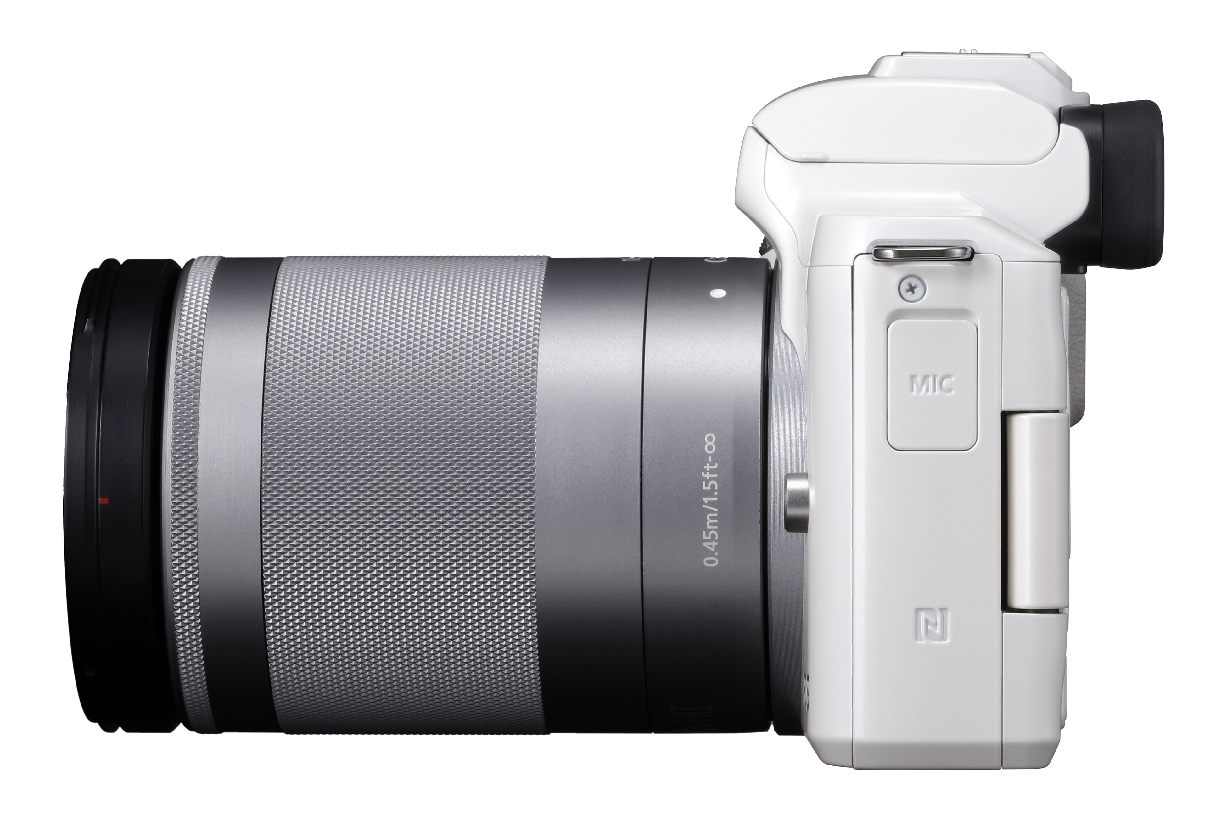 CANON EOS M50 Kit Systemkamera mit Objektiv 18-150 mm, 7,5 cm Display Touchscreen, WLAN