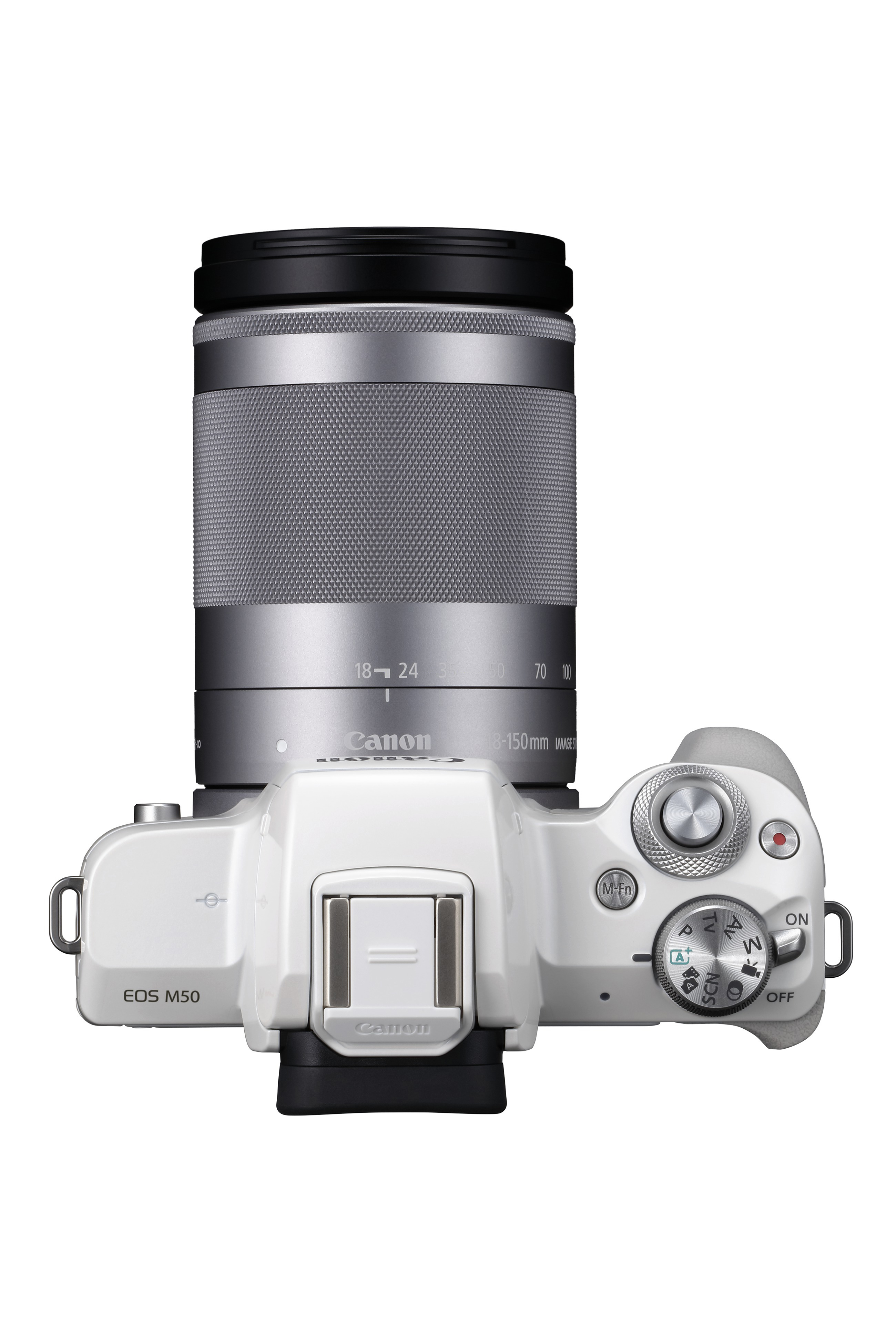 CANON EOS M50 Kit Systemkamera mit Objektiv 18-150 mm, 7,5 cm Display Touchscreen, WLAN