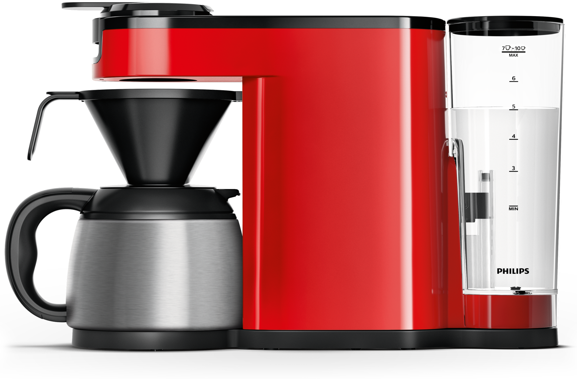 PHILIPS  HD6592/80 Senseo Sch - Koffiepadmachine - Inhoud watertank: 1,2 l - Rood