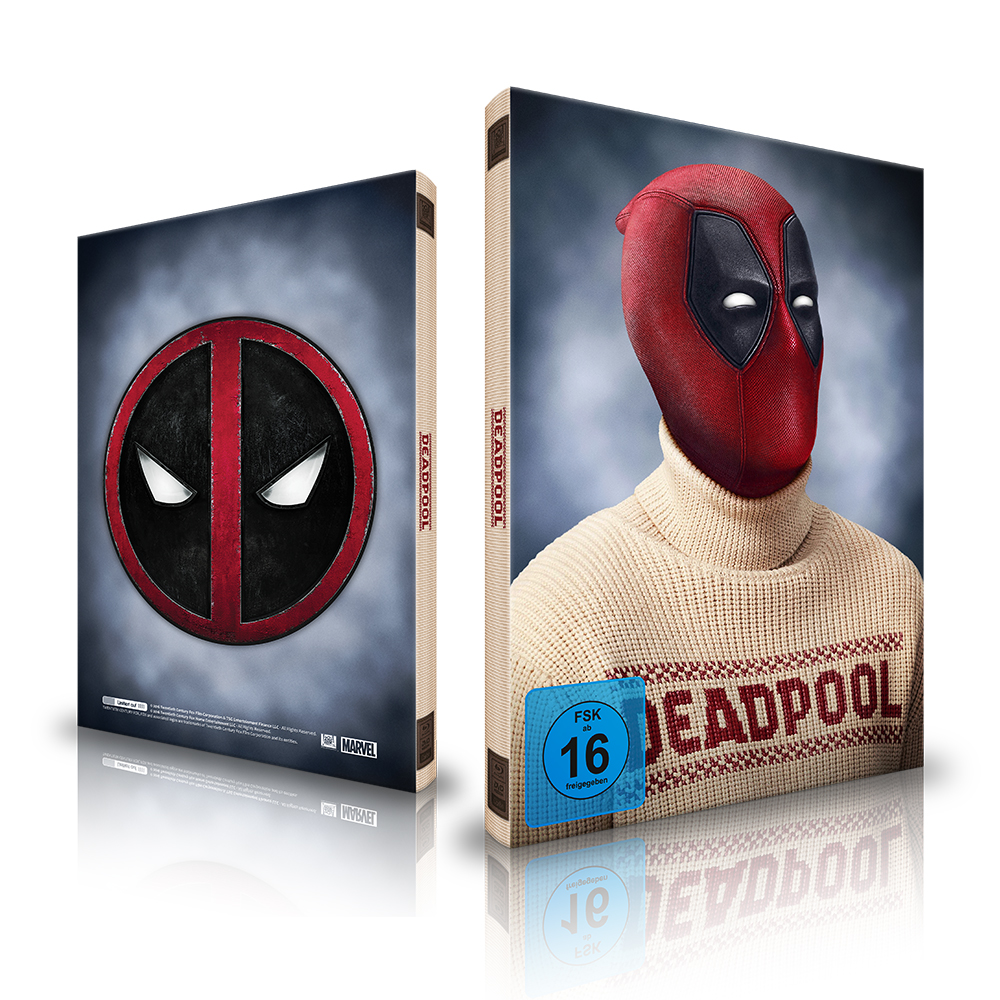 DEADPOOL: MEDIABOOK A – Exklusiv und streng limitiert (2 Discs) Blu-ray + DVD
