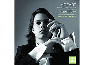 David Fray - Mozart: Zongoraversenyek No. 22, 25 (CD)