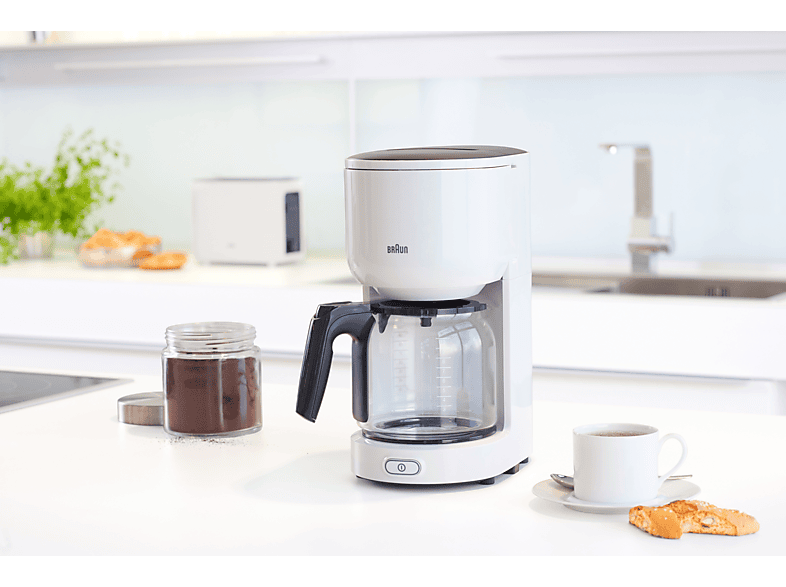 Thumbnail - BRAUN PurEase KF 3100 WH Kaffeemaschine Weiß