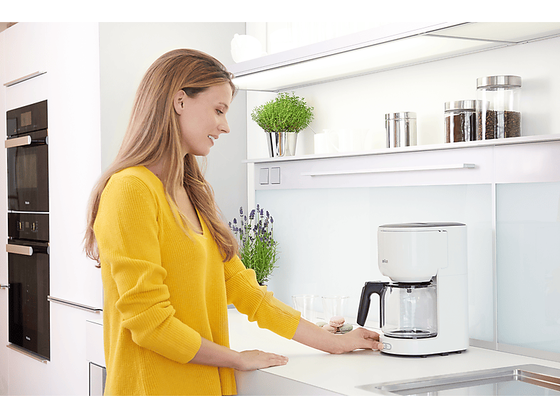 Thumbnail - BRAUN PurEase KF 3100 WH Kaffeemaschine Weiß
