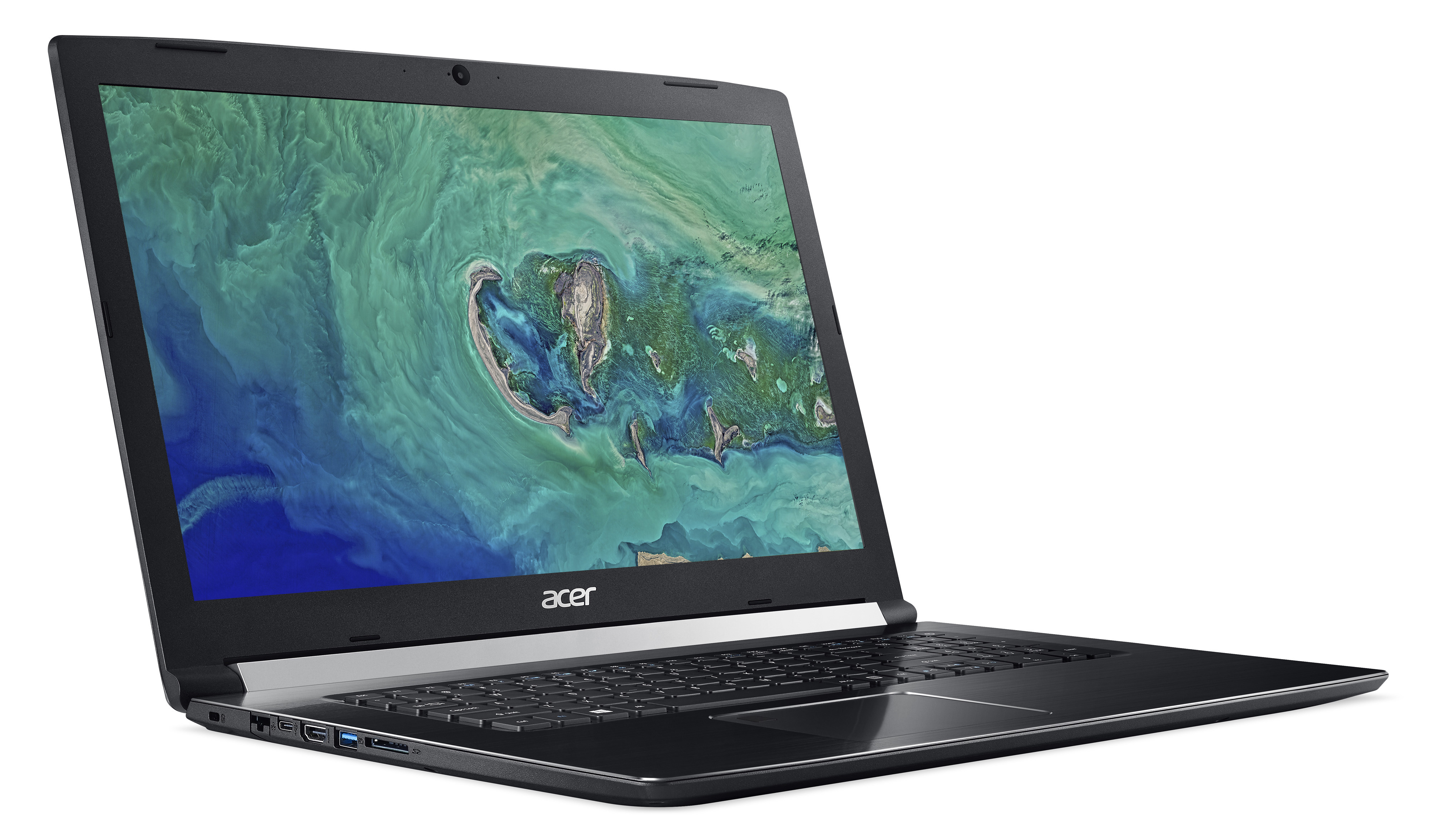 ACER Notebook Aspire 7 A717-72G-7131 (NH.GXEEG.002) Notebook, 17,3 Zoll, Full-HD, Intel® Core™ i7-8750H Prozessor
(9M Cache, bis zu 4.10 GHz), 8 GB, 1000 GB HDD + 256 GB SSD
