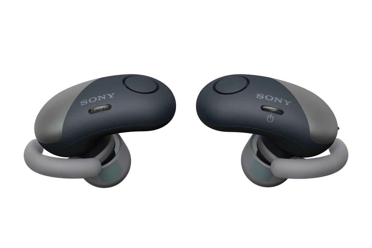 SONY WF-SP700N Earbuds, Ladeetui, In-ear Kopfhörer Bluetooth Schwarz