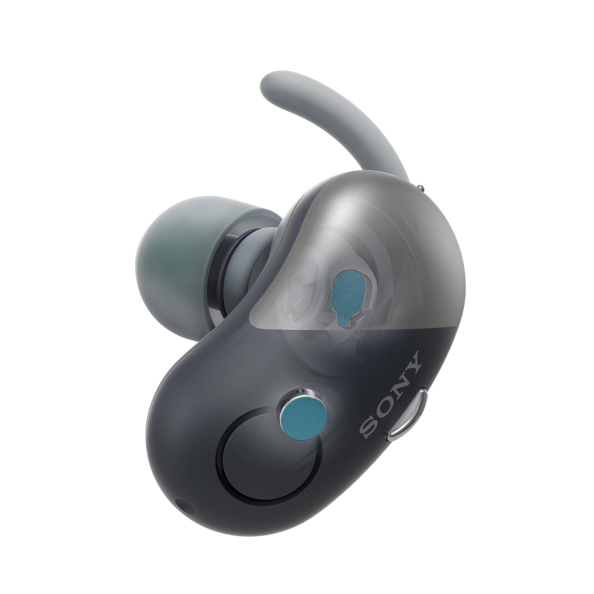 SONY WF-SP700N Earbuds, Ladeetui, In-ear Kopfhörer Bluetooth Schwarz