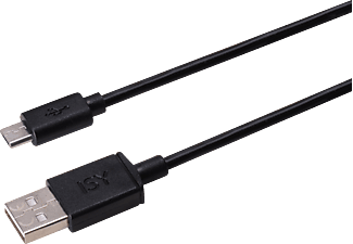 ISY IWC-1200 MIC-USB 2.0M - Datenkabel (Schwarz)