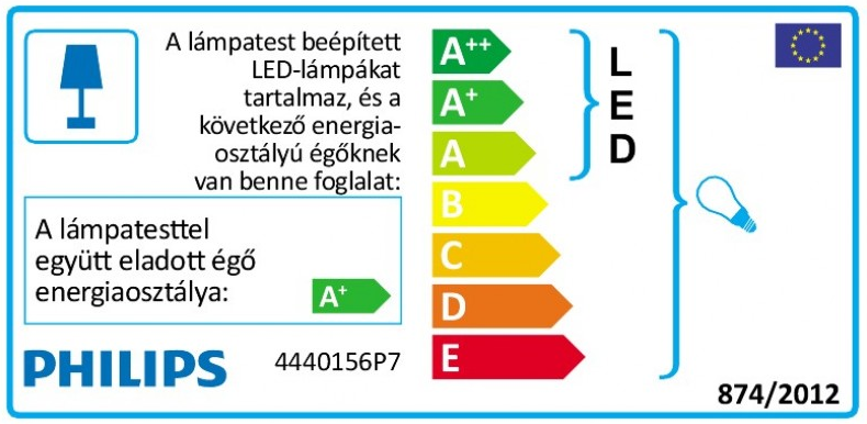 PHILIPS HUE Wellner Asztali lámpa, LED, fehér + fényerőszabályozó (44401/56/P7)