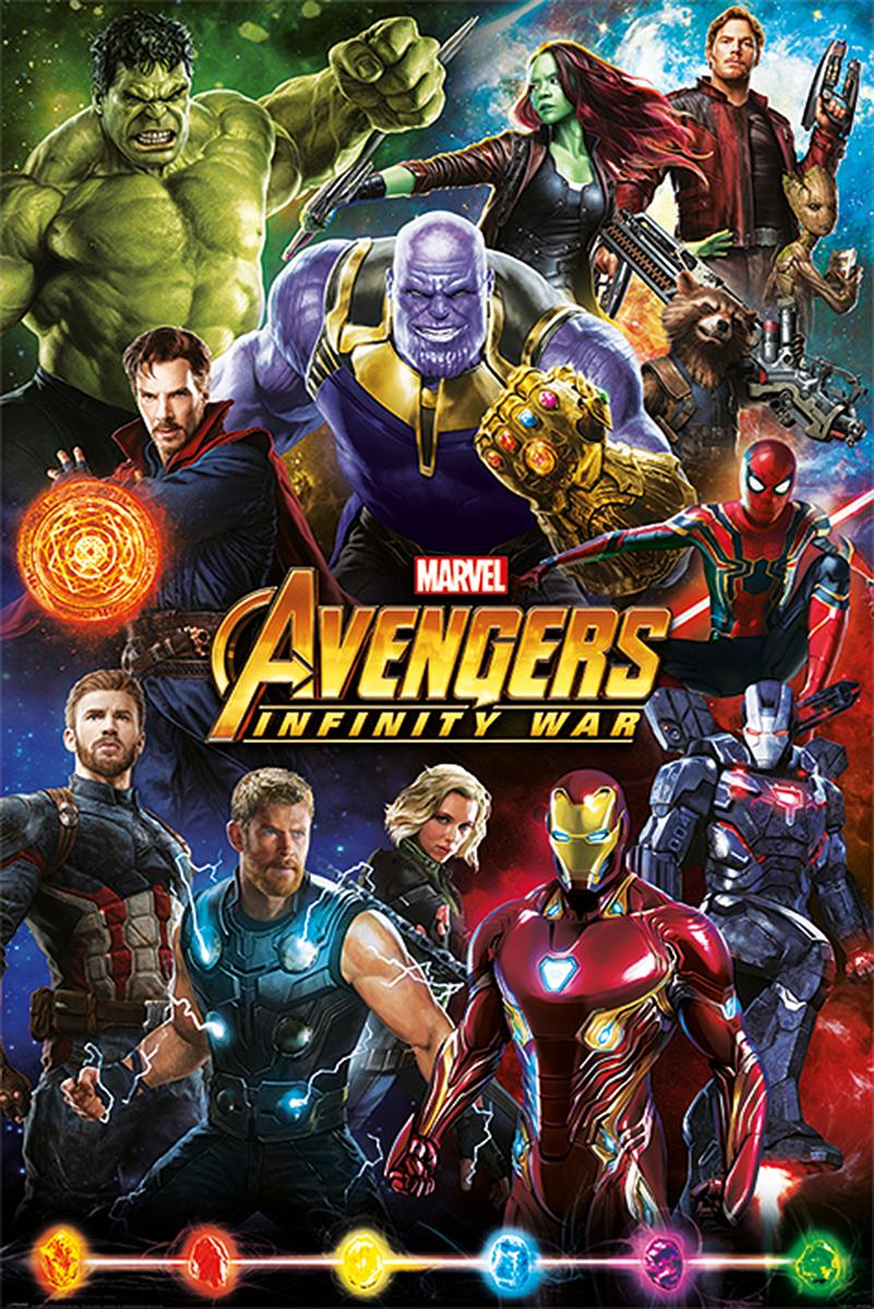 PYRAMID INTERNATIONAL Avengers Infinity War Poster Helden Großformatige Poster