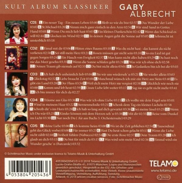 CD-Cover mit Songtiteln und einem Foto einer Frau.