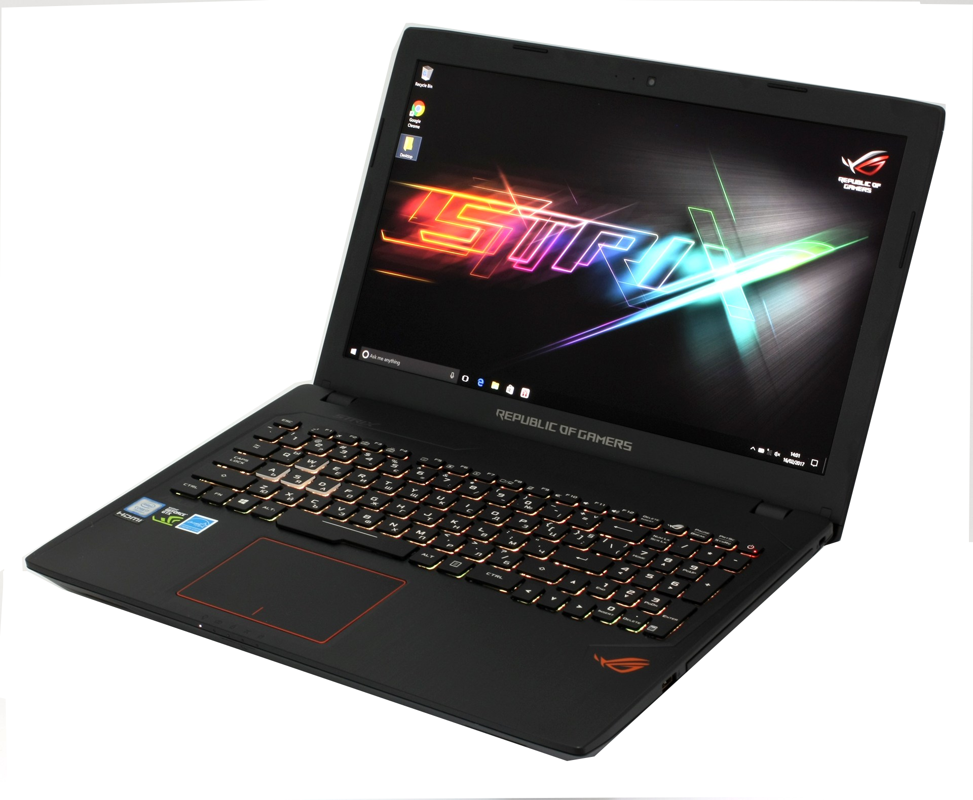 ASUS GL553VE-DM233T Intel Core i7-7700HQ 16GB 1TB+128 SSD GTX1050 Ti 4GB Windows 10 Laptop