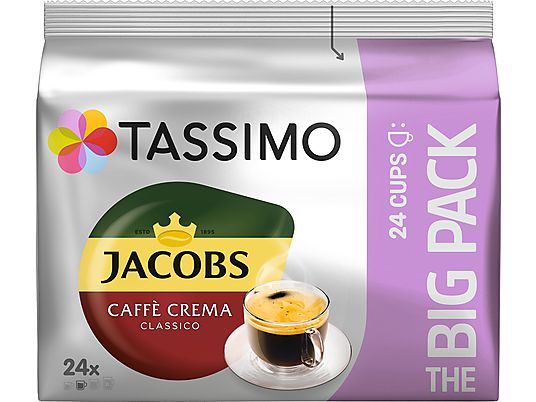 TASSIMO JACOBS Caffè Crema Classico Big Pack - Capsule di caffè