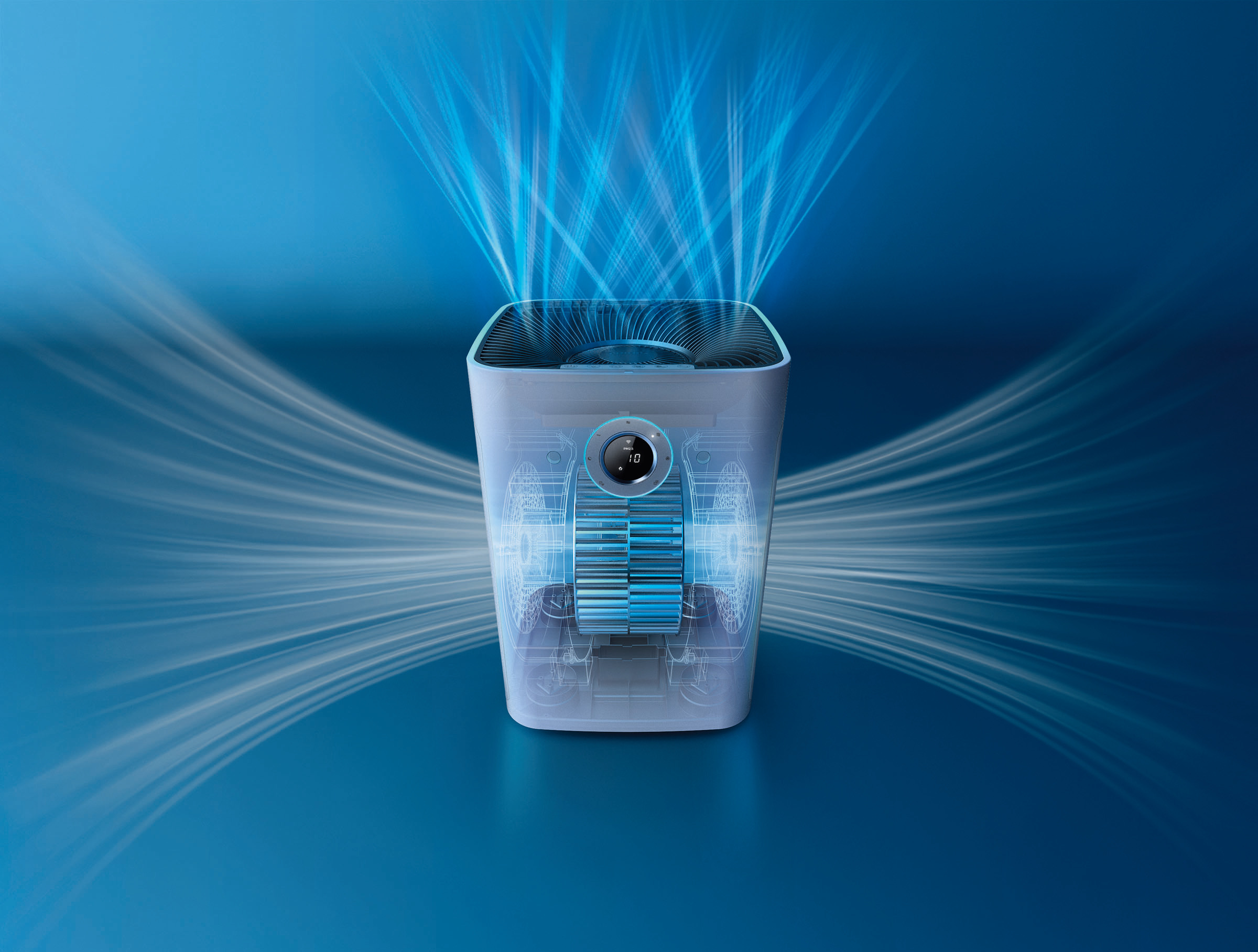 PHILIPS AC 5659/10 Luftreiniger Weiß (65 Watt, Raumgröße: 130 m³, NanoProtect Hepafilter, Aktivkohlefilter)