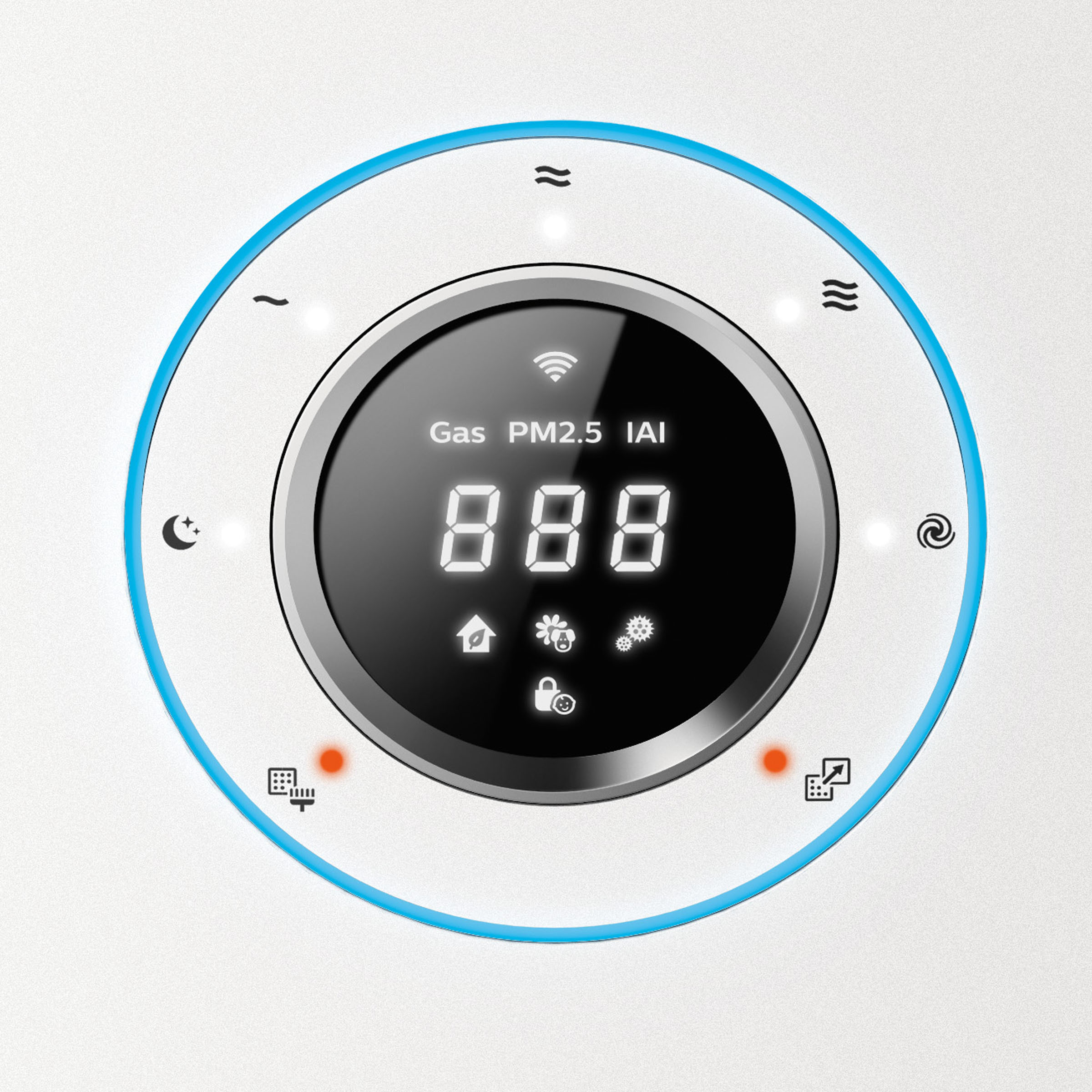 PHILIPS AC 5659/10 Luftreiniger Weiß (65 Watt, Raumgröße: 130 m³, NanoProtect Hepafilter, Aktivkohlefilter)