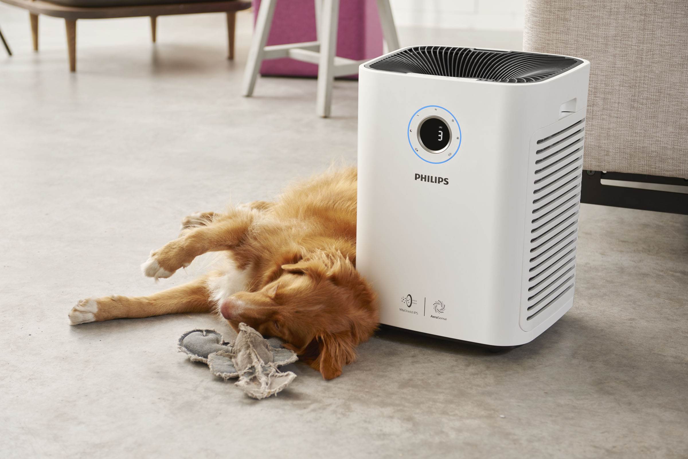 PHILIPS AC 5659/10 Luftreiniger Weiß (65 Watt, Raumgröße: 130 m³, NanoProtect Hepafilter, Aktivkohlefilter)