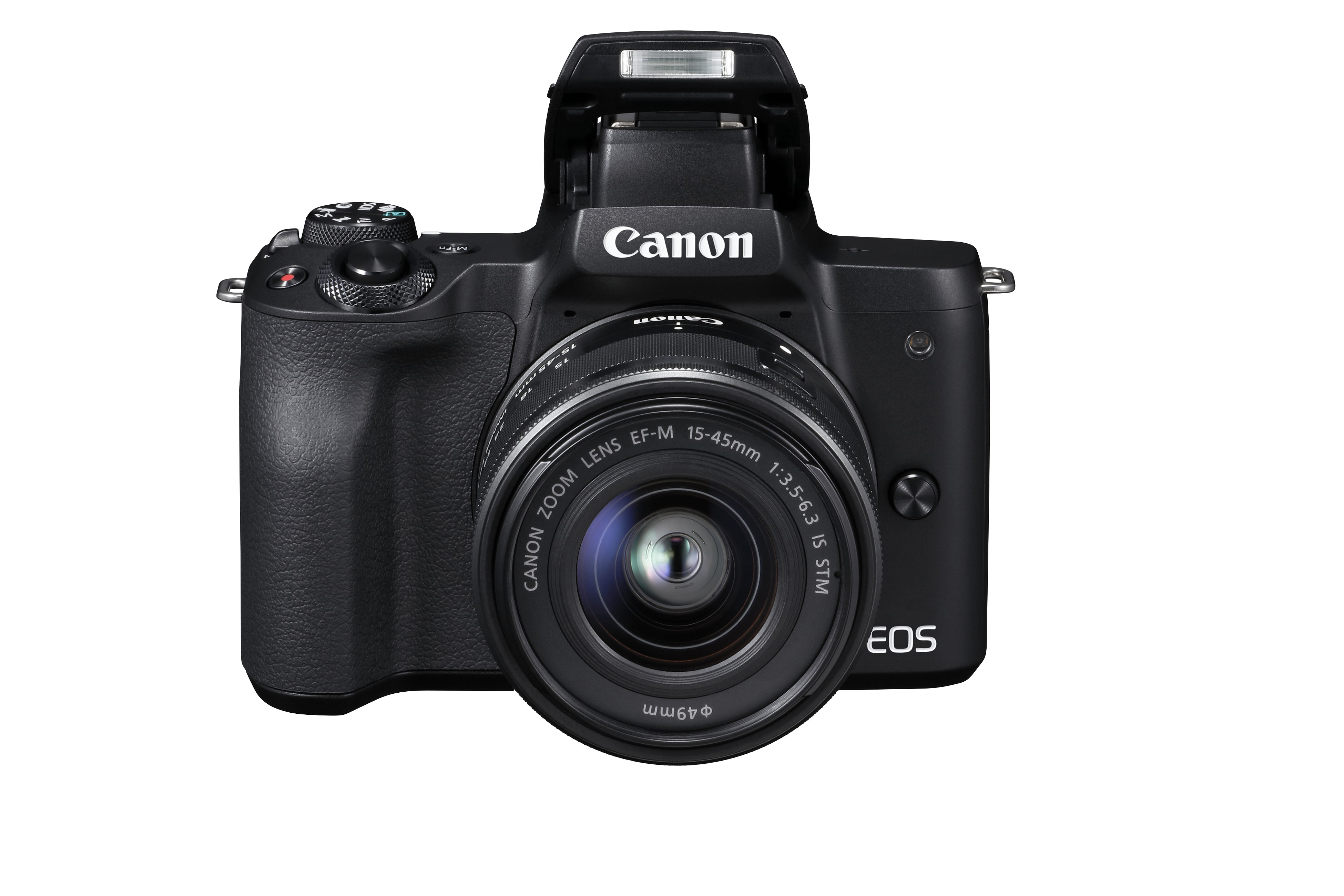 CANON Systemkamera EOS M50 mit Objektiv 15-45 mm + Tasche + Speicherkarte, schwarz - Ausstellungsstück