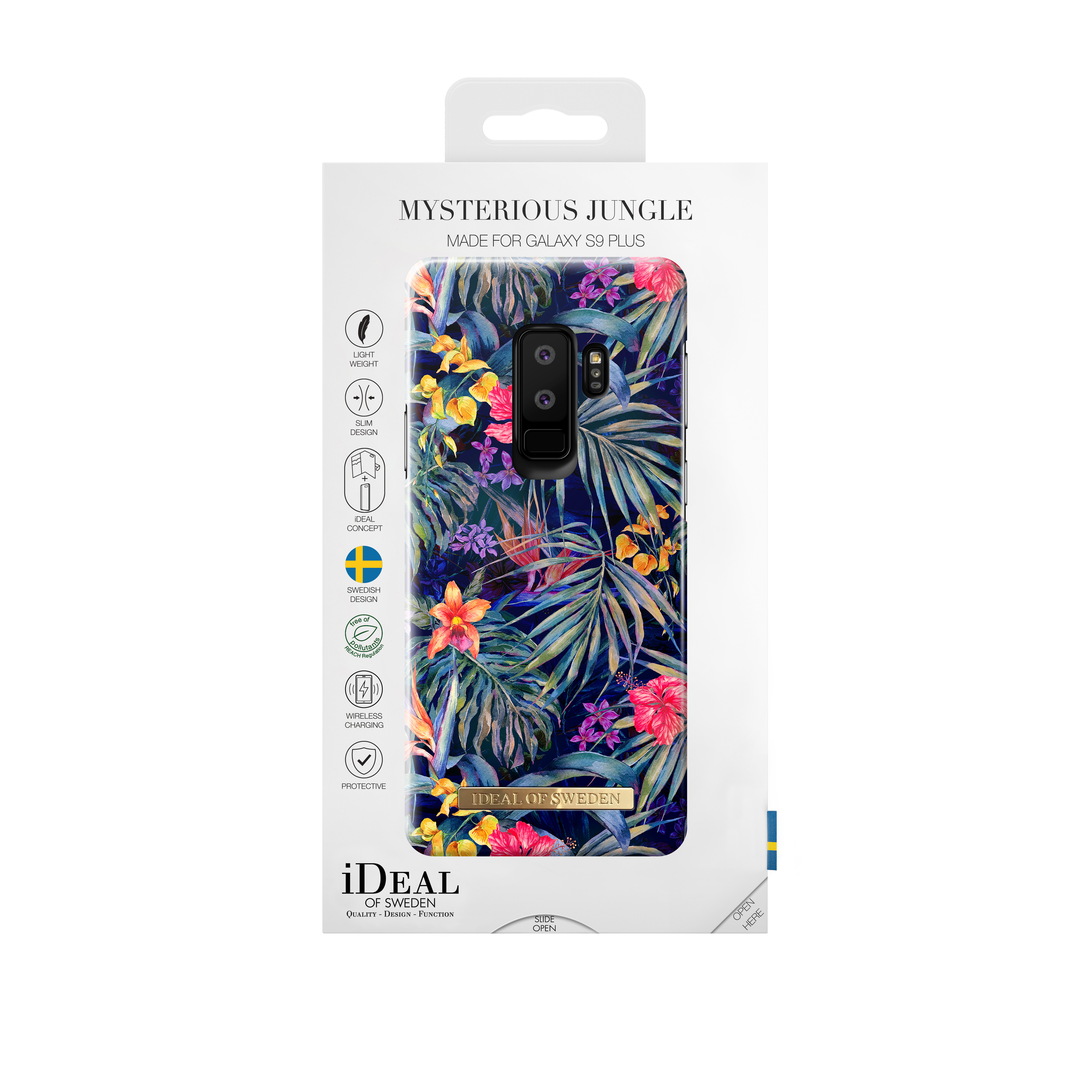 IDEAL OF SWEDEN Fashion Case, Backcover, Samsung, Galaxy S9+, Mysterious Jungle