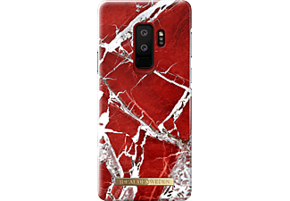 IDEAL OF SWEDEN Fashion Case, Backcover, Samsung, Galaxy S9+, Scarlet Red Marble