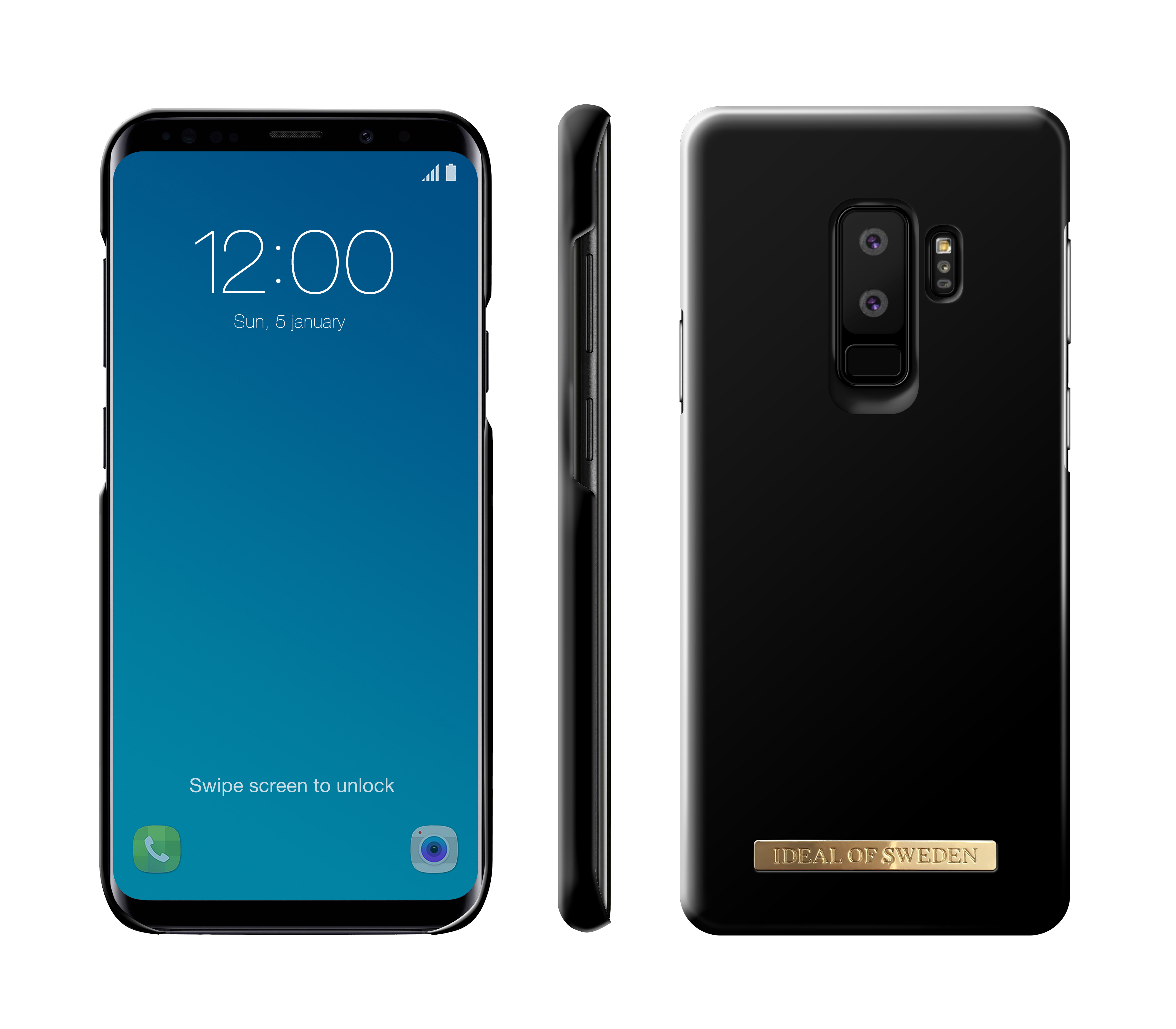 IDEAL OF SWEDEN Fashion Case, Backcover, Samsung, Galaxy S9+, Schwarz