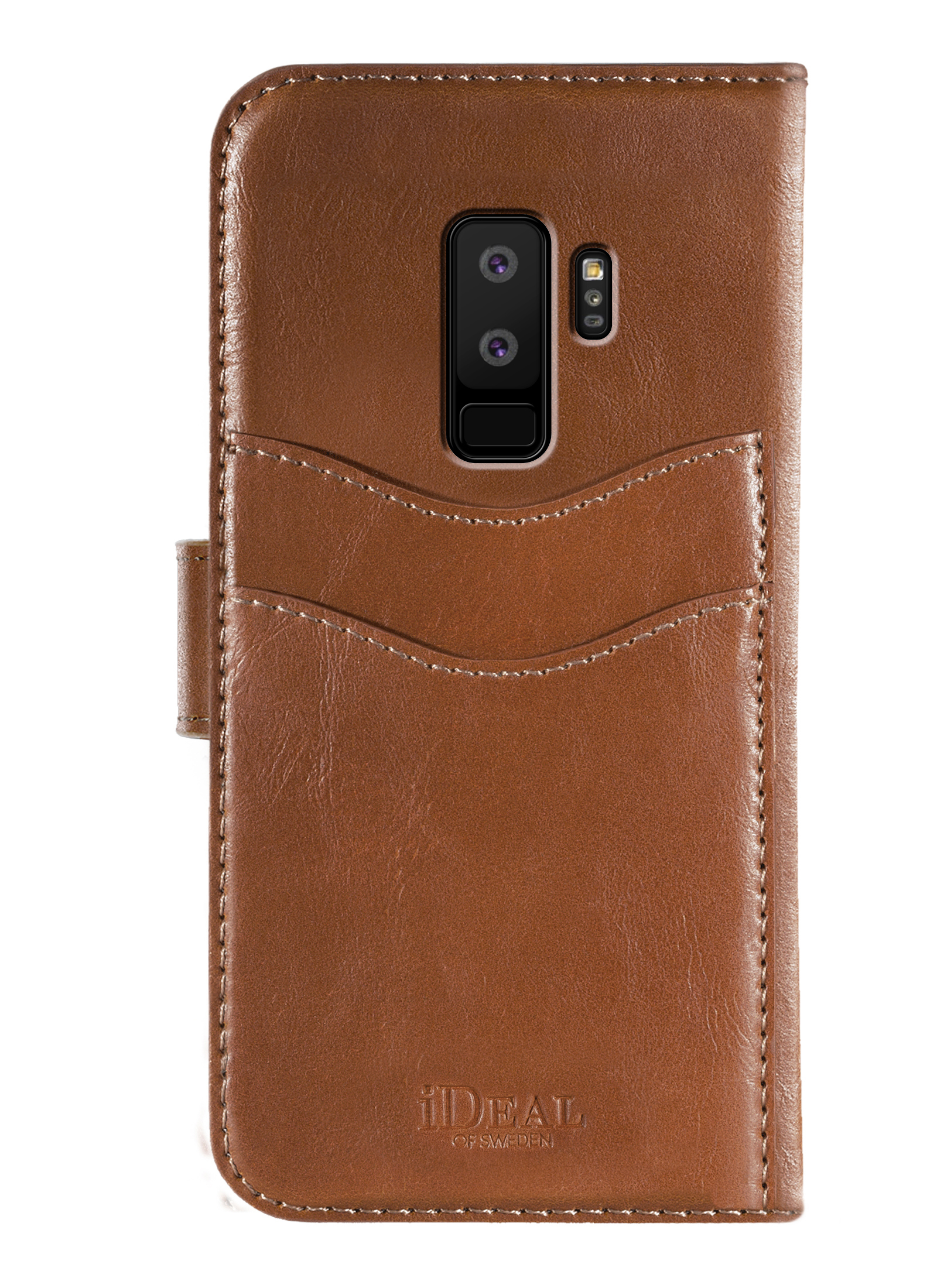 IDEAL OF SWEDEN Magnet Wallet, Bookcover, Samsung, Galaxy S9+, Braun