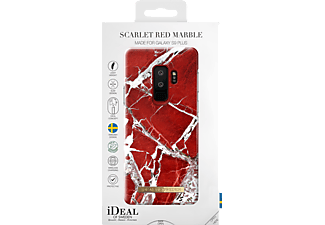 IDEAL OF SWEDEN Fashion Case, Backcover, Samsung, Galaxy S9+, Scarlet Red Marble