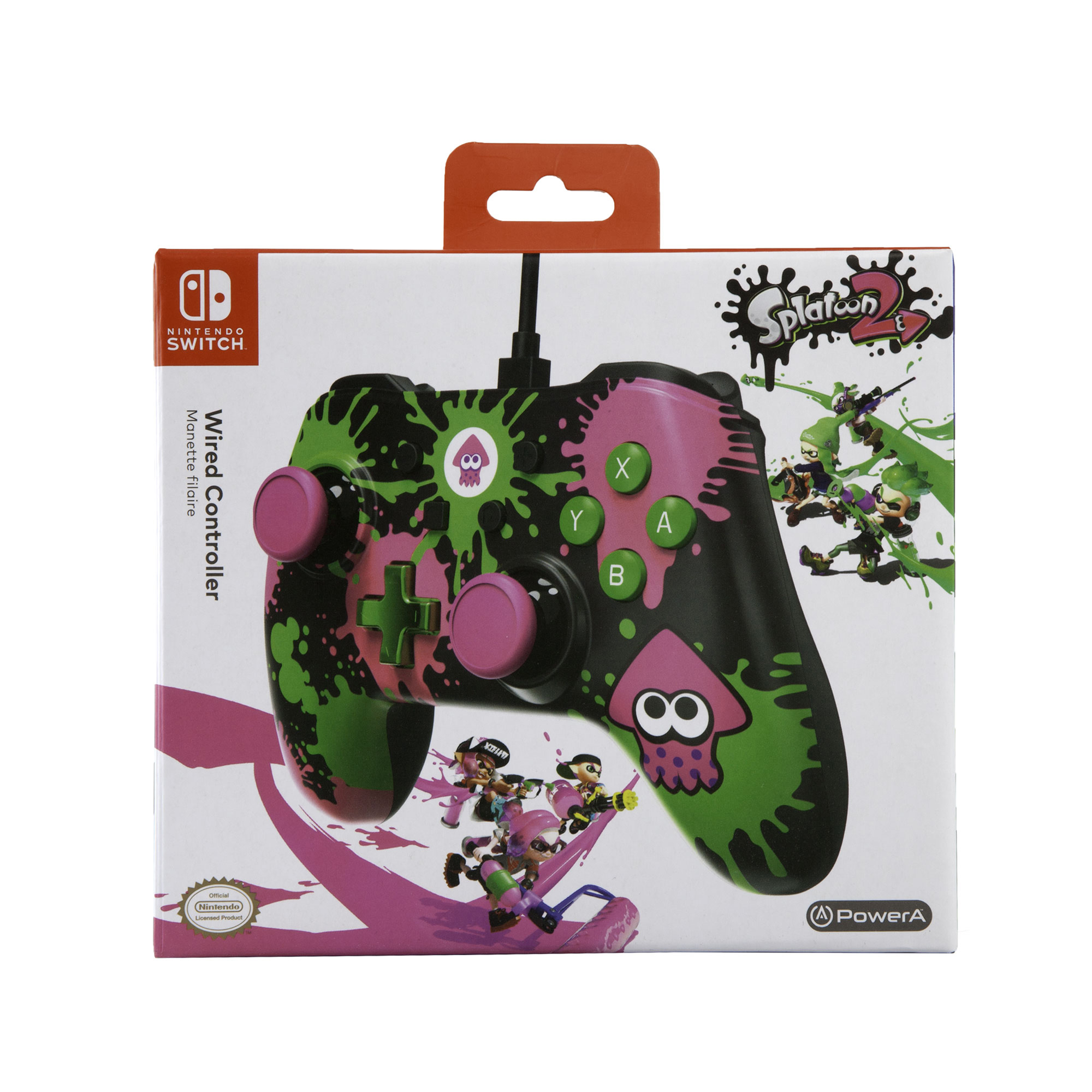 POWERA Splatoon Core Wired Iconic Controller Mehrfarbig für Nintendo Switch