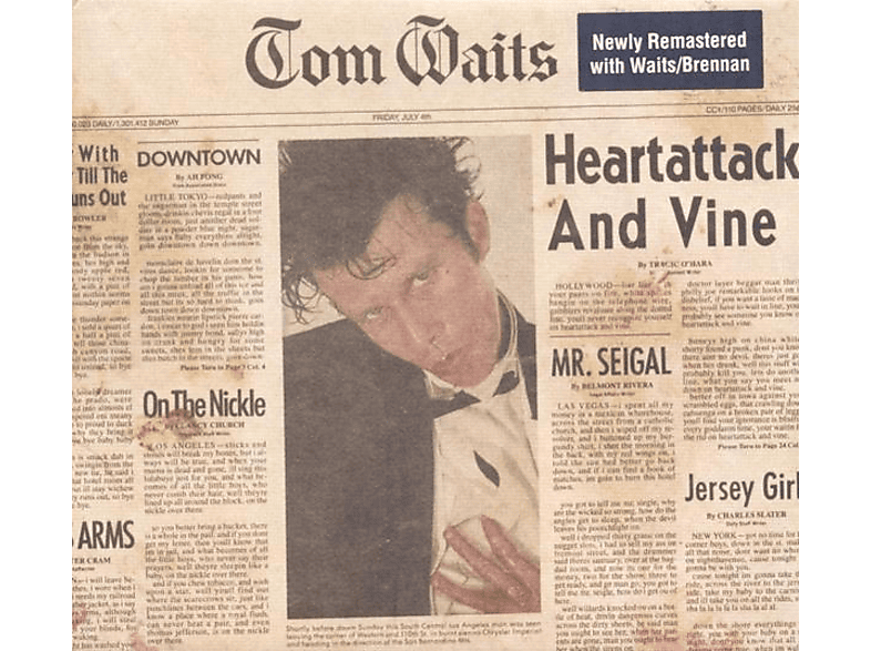 Tom Waits And (CD) - Wine (Remastered) - Heartattack