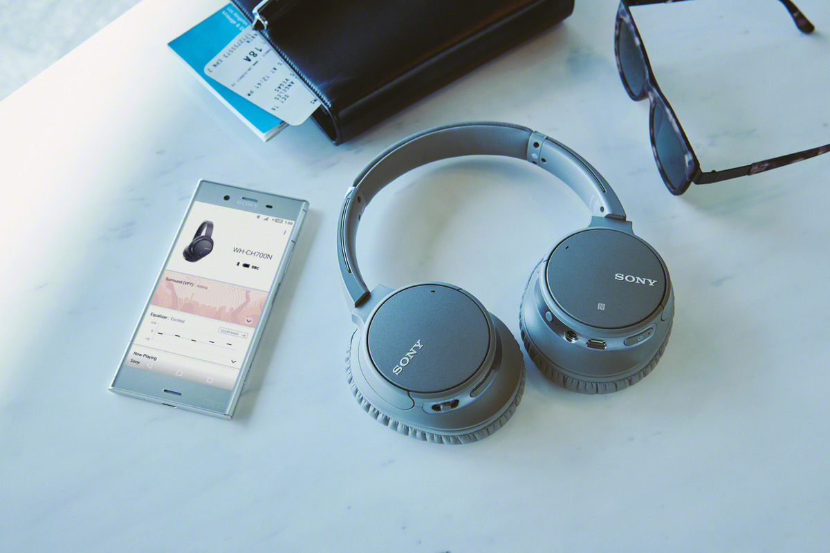 SONY WH-CH700NH - Cuffie Bluetooth (Over-ear, Grigio)