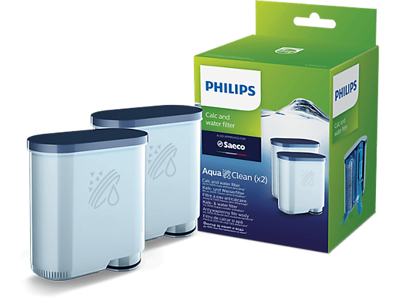 Philips Kalk- und CA6903/22 Aqua Clean Doppelpack; Wasserfilter
