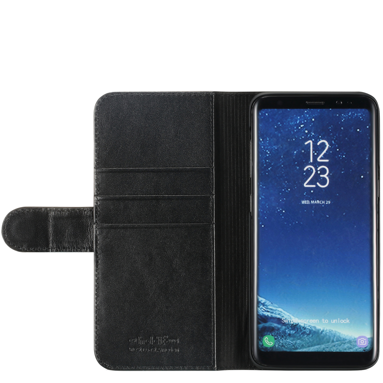 HOLDIT Wallet Case Skrea, Bookcover, Samsung, Galaxy S9, Schwarz